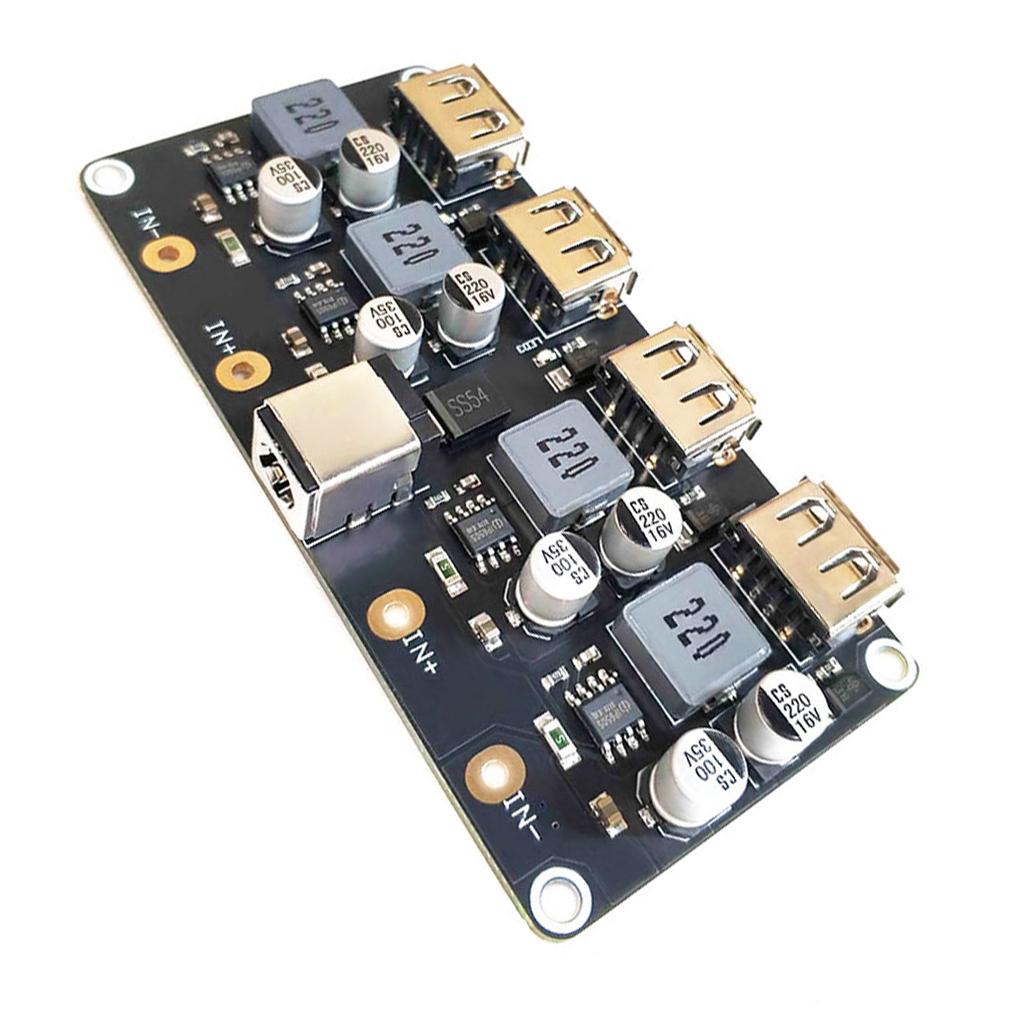 USB QC3.0 QC2.0USB Abwärtswandler Schnellladung Step-Down-Modul Effiziente Stromversorgung für mehrere Geräte 12V24V Eingang