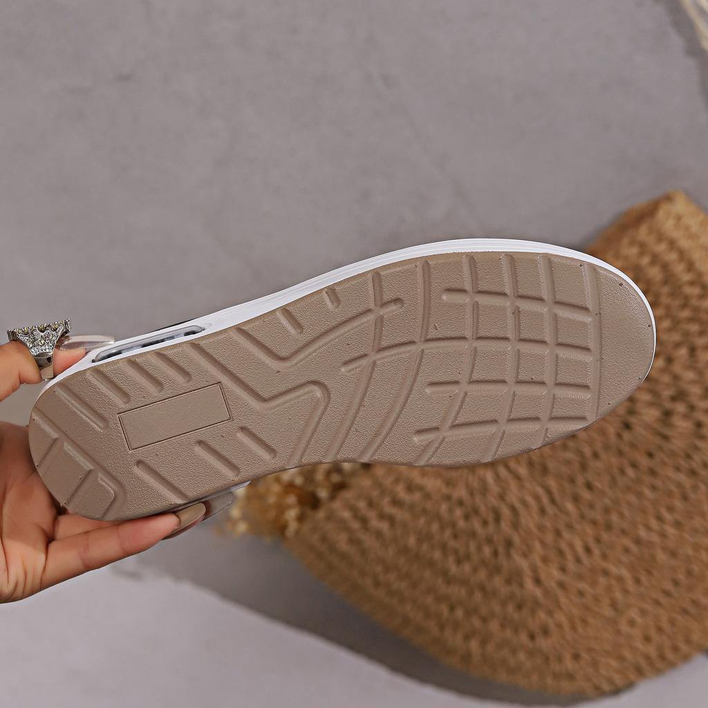 Damskie codzienne buty na koturnie na platformie Wiosna Jesień Designerskie wygodne mokasyny do chodzenia Modne wsuwane trampki