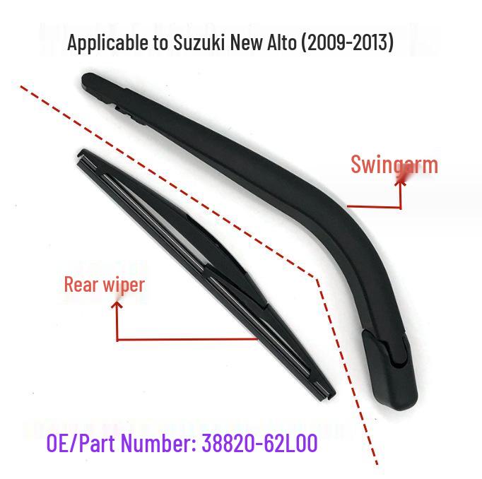 

Задний дворник в сборе со резиновой лентой, OE: 38820-62L00 Rear Wiper Blade (without Arm)