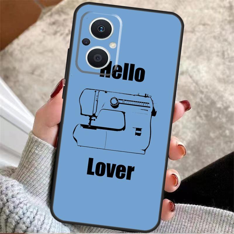 Sewing Machine For OPPO Reno 14F 13F 12F 11F 8T 10 11 12 13 14 Pro 7 8 Lite OPPO Find X8 X6 X5 X9 Pro Case