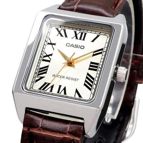 Casio Standard Quartz Women's Watch LTP-V007L-9B Light Champagne Gold/Brown (Overseas Model)