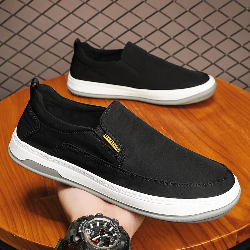 Canvas men's shoes ****** and autumn 2025 new summer breathable casual board shoes men's s**t-soled old ******* cloth shoes