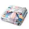 Super Warm Blanket Camping Sameko Saba VTuber Throw Blanket  Flannel Bedspread For Couch Bed Funny Sofa Bed Cover