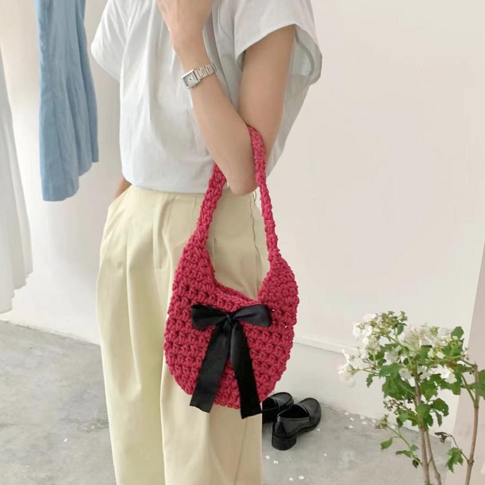 MATTIERE MT_23621 Ribbon Mini Knit Bag