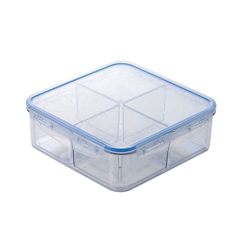 

LOCK&LOCK Screw-Free Container, Square, with Divider (1.8L) LBF858C