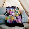 Coperta stampata a tema Cacciatori di Demoni KPop - Perfetta per divano, letto, viaggi e uso all'aperto | Lavabile in lavatrice, accogliente e resistente.
