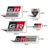 For Toyota GR Sport 3d Car Sticker Metal Labeling Emblem Badge Decals For Toyota Supra Sport Gr Sport C-Hr Rav4 Prius Auto Camry