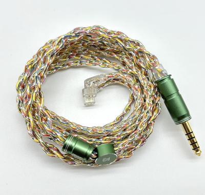QDC Replacement Cable with and Copper Mixed Wire Silver Balanced Earphone Upgrade Cable [JSHiFi-Fairy] 4.4mm Gold-Plated, Silver-Plated, & Foil, 4.4mm