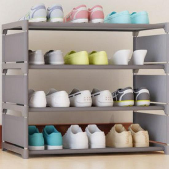 Jia You Xin Multi-layer Dustproof Shoe Rack - Durable & Easy to Install Storage Shelf