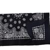 kakatrend bandana paisley 100% cotton black adult stylish handkerchief cotton bandanna unisex durag large size men black 55cm x 55cm