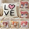 The Quintessential Quintuplets Pillow Case Silky Elegant Comfort Sofa Bed Invisible Zipper