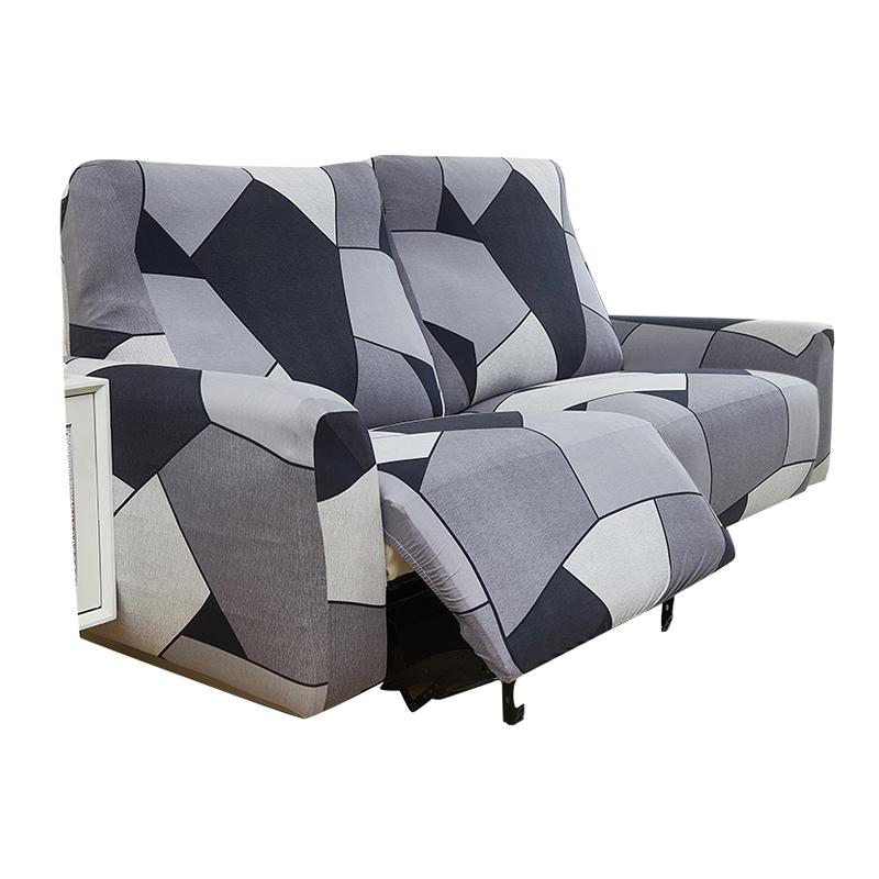1/2/3 Seats Stretch Floral Recliner Cover Split Relax All-Inclusive Chair Cover Lounger Couch Sofa Armchair Slipcovers