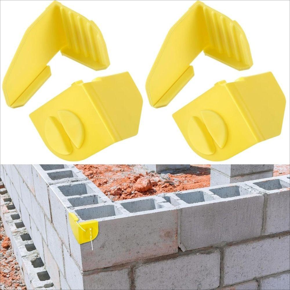 2Pcs Plastic Builders Line Anchor Reusable Masonry Tool Brick Line Anchor  Masonry Work