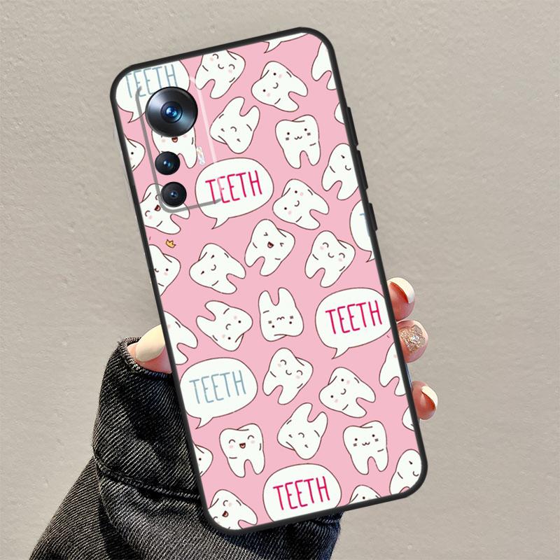 Dentist Dental Tooth Nurse Case For Xiaomi 15 Ultra 13 14 11T 12T 13T 14T Pro Cover For POCO F7 F6 F5 X3 X5 X6 X7 Pro
