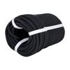 3/8" × 100' 3520Lbs Pulling Braided Polyest Rope Black High Strong  Rope
