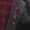 1 Pcs Men Stripped Tie Shape Brooch for Suit Decor Fashion Wedding Groomsman Brooches
