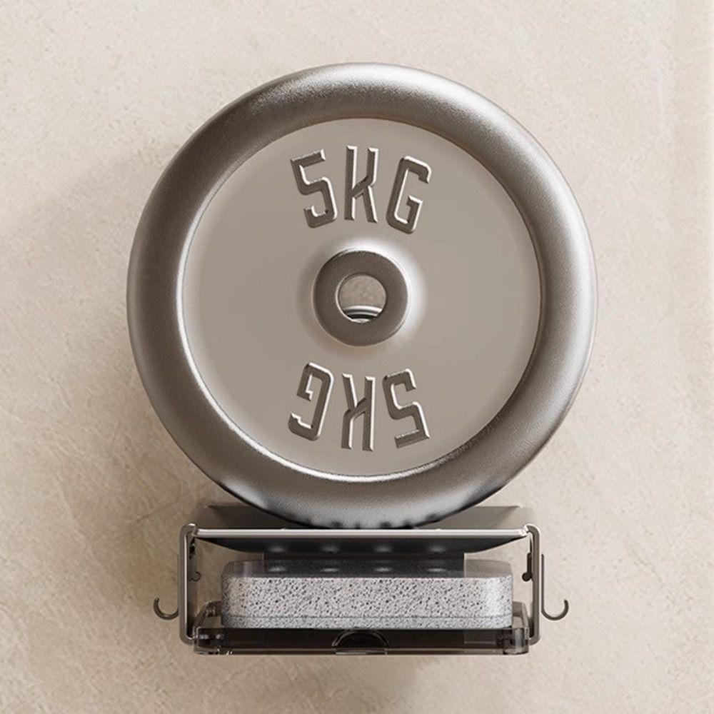 Punch-free Soap Holder Aluminum Alloy Soap Rack Creative Storage Shelf  Kitchen Bathroom Organizer