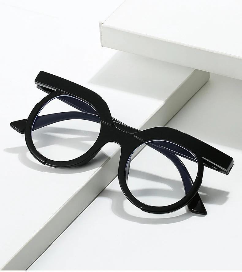 Trendy Round Glasses Women Men Transparent Eyewear Brand Designer Classic Clear Eyeglasses Fashion Optical Frame Oculos