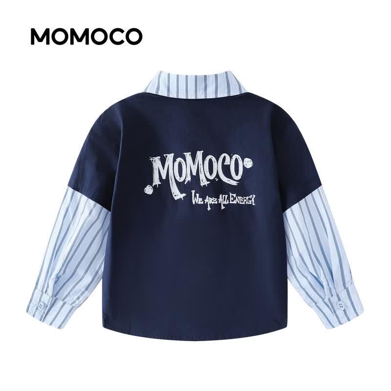 MOMOCO Boys' Striped Long-Sleeve Shirt