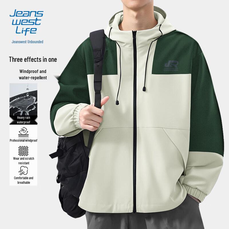 Jeanswest Men s Hooded Casual Jacket 4XL