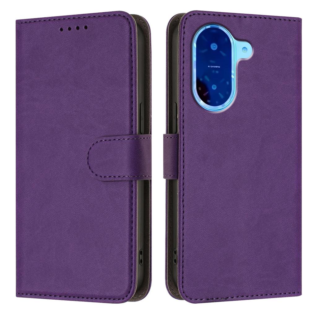 Dla Xiaomi Redmi A5 4G (171.7mm) Skórzane etui Jednokolorowy pokrowiec na telefon z portfelem