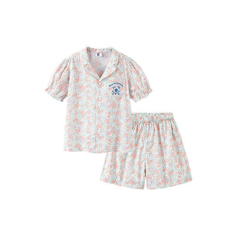 Дитячий бавовняний піжамний комплект для дівчаток Mini Balabala