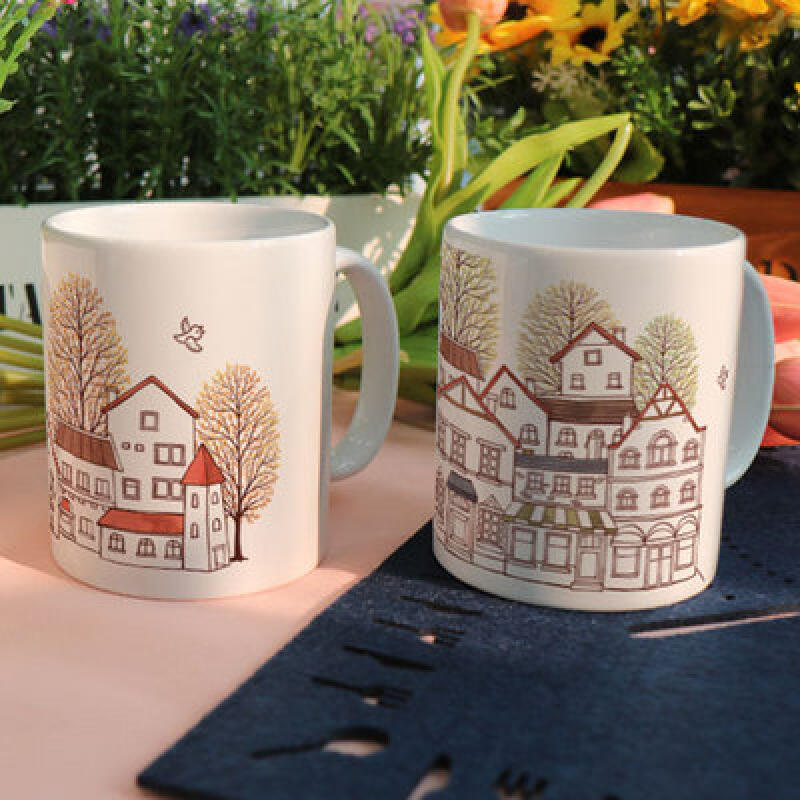 tk310-Design Mug 2p-A Quiet Village