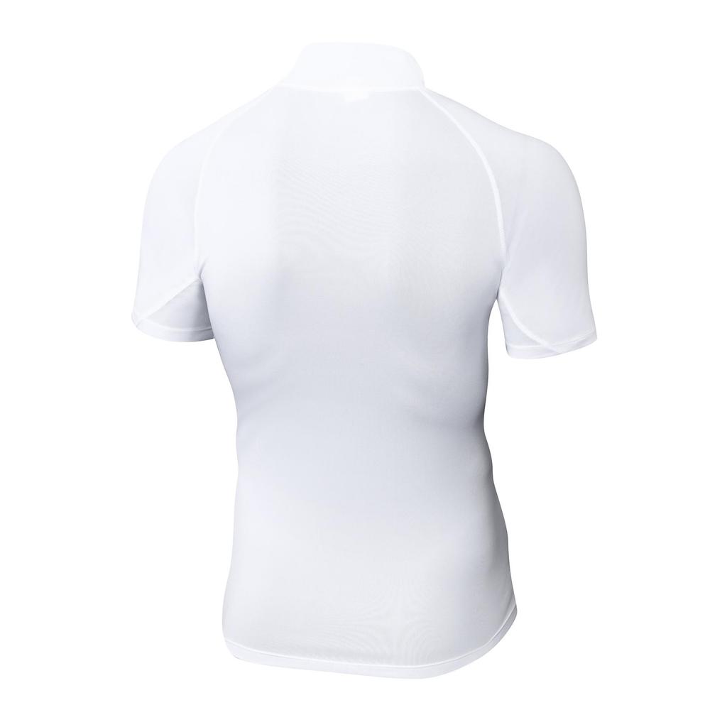 Men's Quick Dry High Neck Short Sleeve Athletic Top
