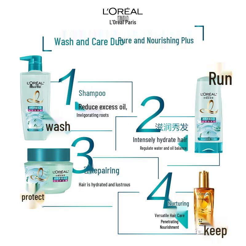 L'Oréal Hyaluronic Acid Hydrating Shampoo Duo Pack