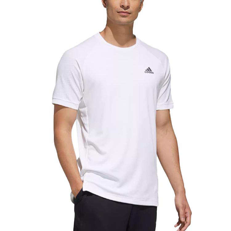 Adidas X Club Collaboration Heat.Rdy Comfortable Versatile Fashion Short Sleeve T-Shirt Men Tops White FK1420