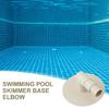 Professional Pool Skimmer Connection Elbow, Vacuum Adapter Board 8929 for Pool Service Repair Centers Daily Maintenance