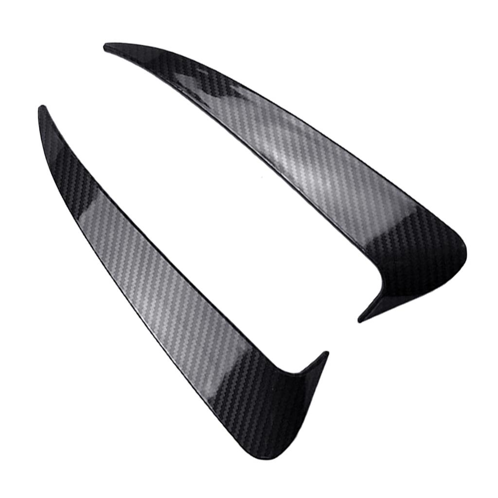 Car Rear Bumpers Diffuser Lip Surrounds Spoilers Flank Tail Wind Knife Air Outlet Cover Sticker for W205 C43 C63 Durable