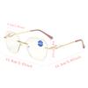 Frameless Cut Edge Glasses Anti Blue Light Casual Flat Glasses