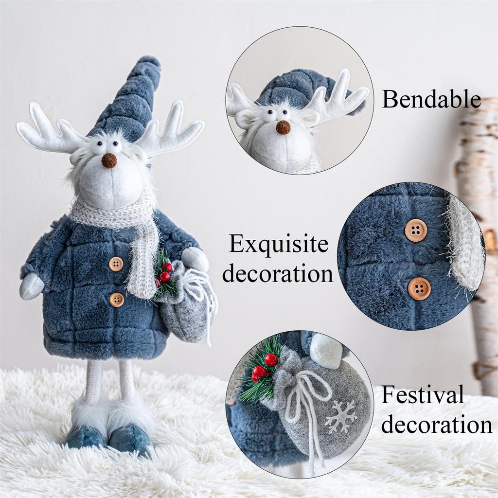 Christmas Elk Figurine, Gift To Family And Friends