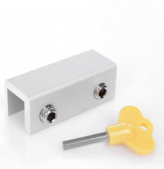 1 Stück Fensterschloss Stopper Verstellbare Schiebefensterschlösser Türrahmen Sicherheitsschloss Kindersicherung Fensterbegrenzer Schloss Schnalle