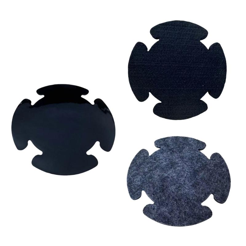 Drum Reinforcement Sticker Bass Kick Drum Mute Pad Felt Bass Drum Silencers Pad Dampeners Drum Practice Accessory