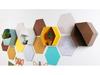 Hexagon Felt Pin Board: Colorful Self-Adhesive Memo & Message Board for Home Decor, Sound-Absorbing Photo Wall