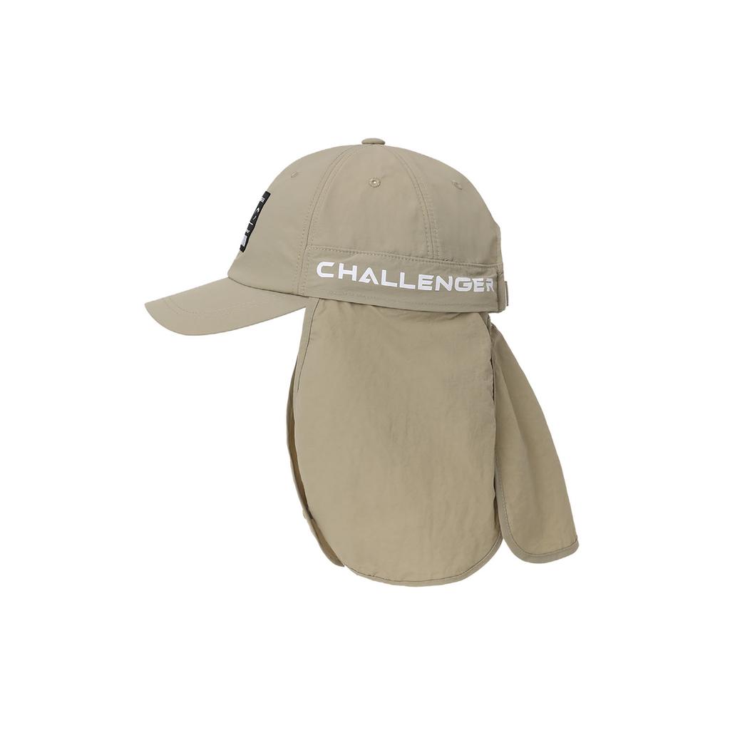 CHALLENGER Uni Logo Point Detachable Sun Guard Ball Cap Beige