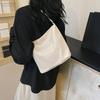 Women's Shoulder Bag Nylon Solid Color Tote Bag Portable Ladies Casual Handbag Commuting Sac for Work Street Daily Outings