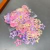 Star Hair Clips Y2K Sweet Dopamine Candy Shade Hollow Barrettes 9 Pack No-damage Hair Accessories for Prom Wear