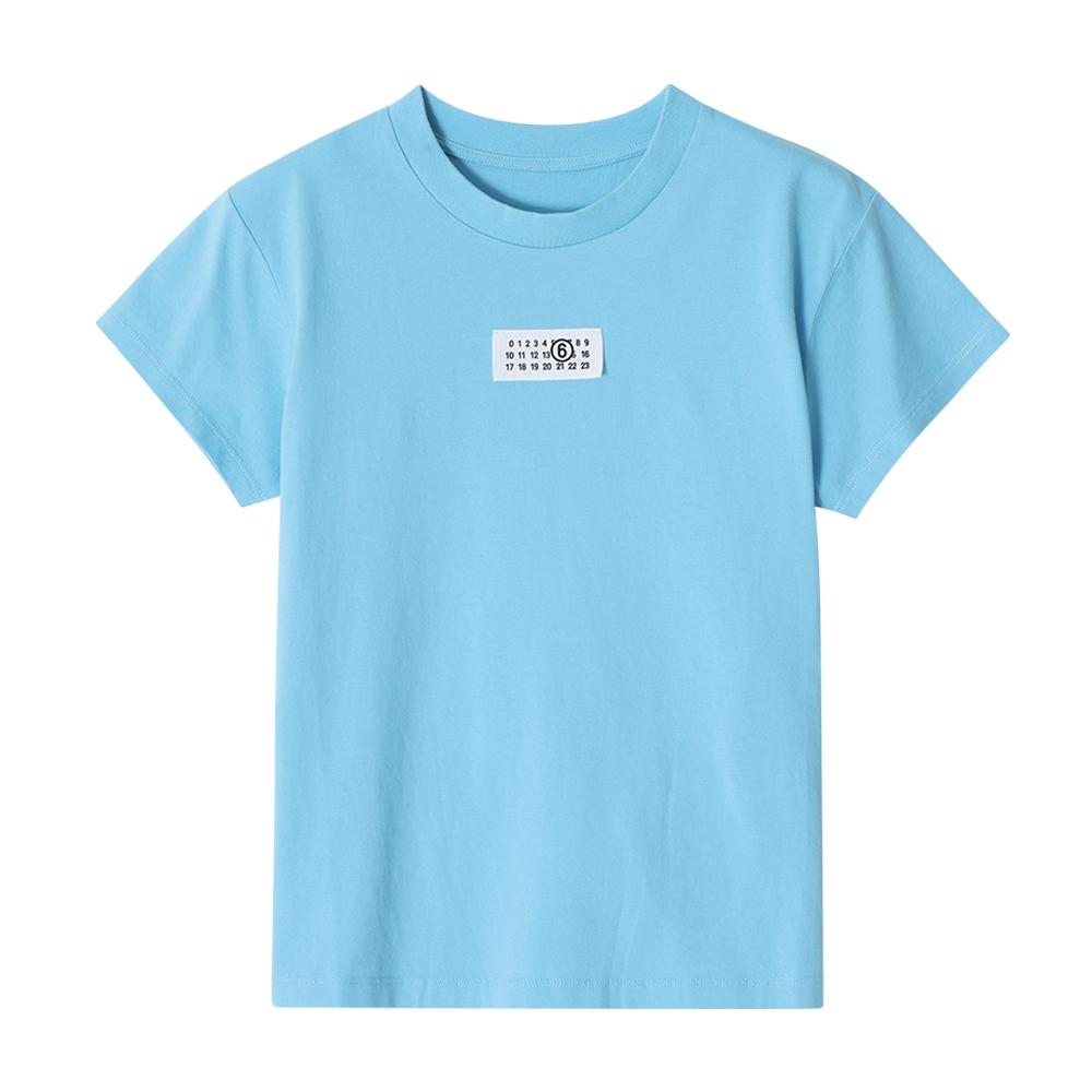 

MaiSon Margiela S52gc0326 S24312 512 Mm6 Numbering Logo Patch Women S Short Sleeve Tee S52GC0326 S24312 512 (M)