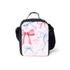 Strikprint Schouderband Geïsoleerde Lunchtassen 2D Cartoon Jongen/Meisjes Picknick Voedselbewaring Lunchbox Tas Thermisch
