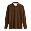 Men's Casual Retro Small V-neck Long-sleeved Top