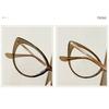 2PCS Anti Radiation Eyeglass Cat Eye Blue Light Blocking Glasses Replaceable Lenses Trendy Vintage Fashion Eyewear