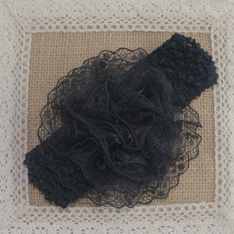 Clearance: Lace Flower Baby Headband – Elastic, Stylish for Kids