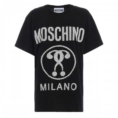 Moschino Mens Question Mark Logo T-Shirt