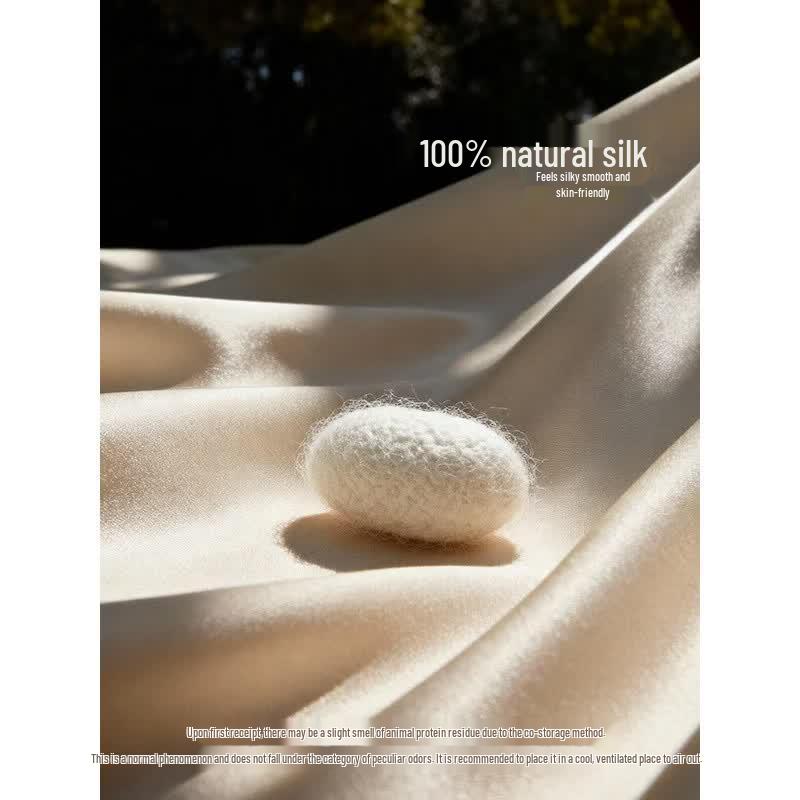 FUANNA Children's 100% Silk All-Season Cotton Duvet