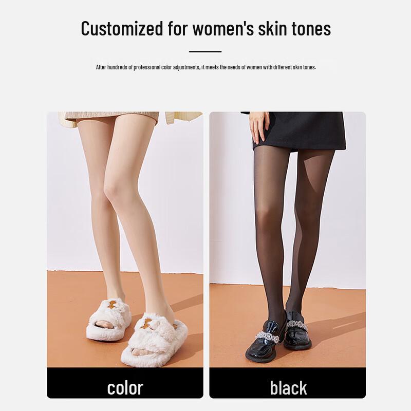 LANGSHA Women's Spring Autumn Bare Leg Effect Shaping Pantyhose