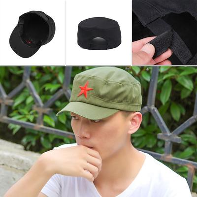 Gorra Lisa Roja Unisex Clásica Ajustable Sombreros de Sol Sombrero