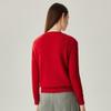 Zhaojun Women's 100% Cashmere Thickened Round Neck Sweater